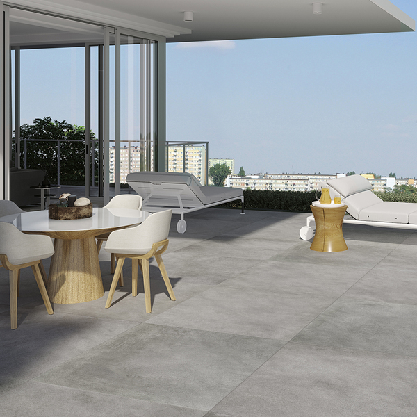 Porcelanato Cimentício York Sgr Acetinado 87,7 x 87,7 cm PORTINARI - Imagem 2