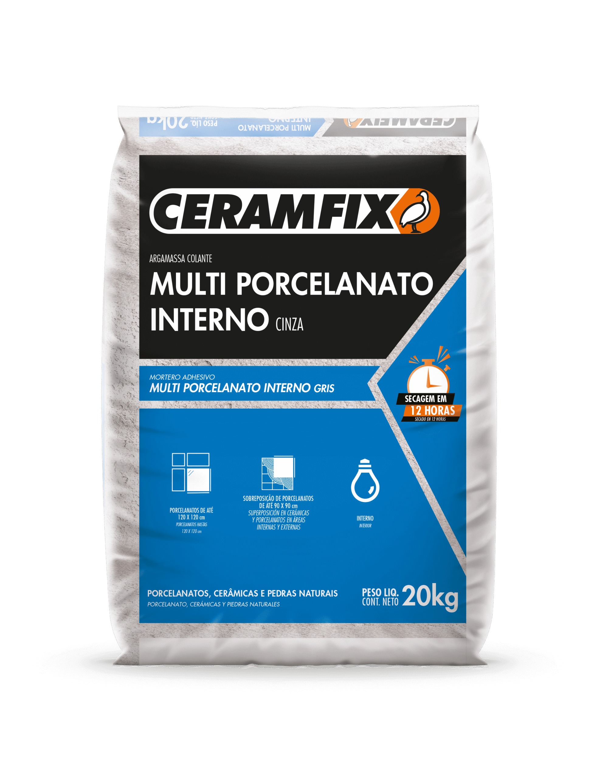 Argamassa Multi Porcelanato Interno 20kg