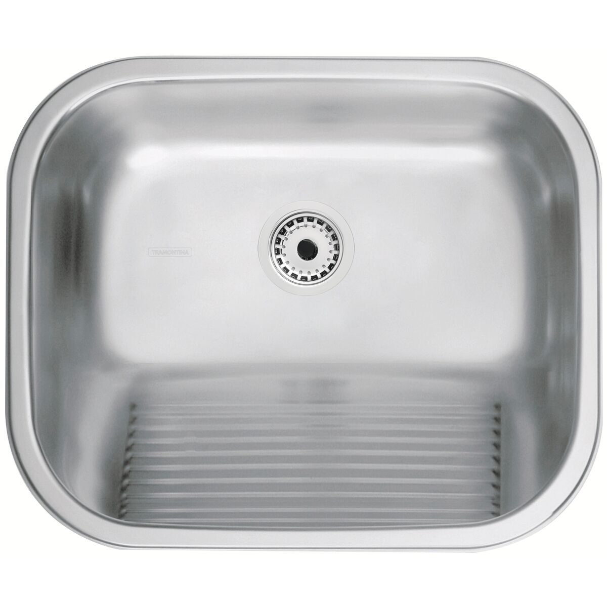 Tanque de Encaixe Hera 34 L em Aço Inox Escovado 50x40 cm TRAMONTINA
